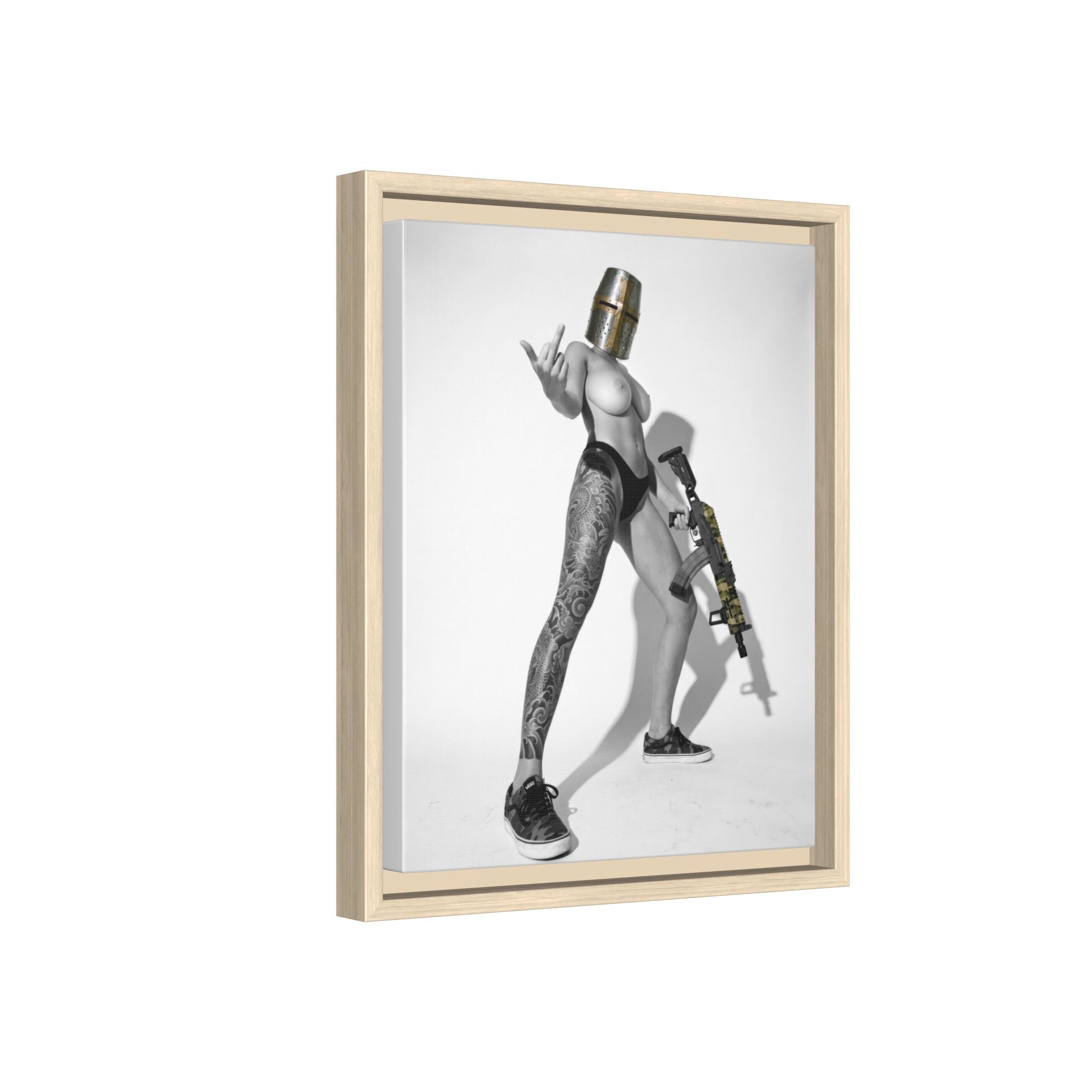 Crusade Vol. 1 Multi-Color Framed Matte Canvas Art Print