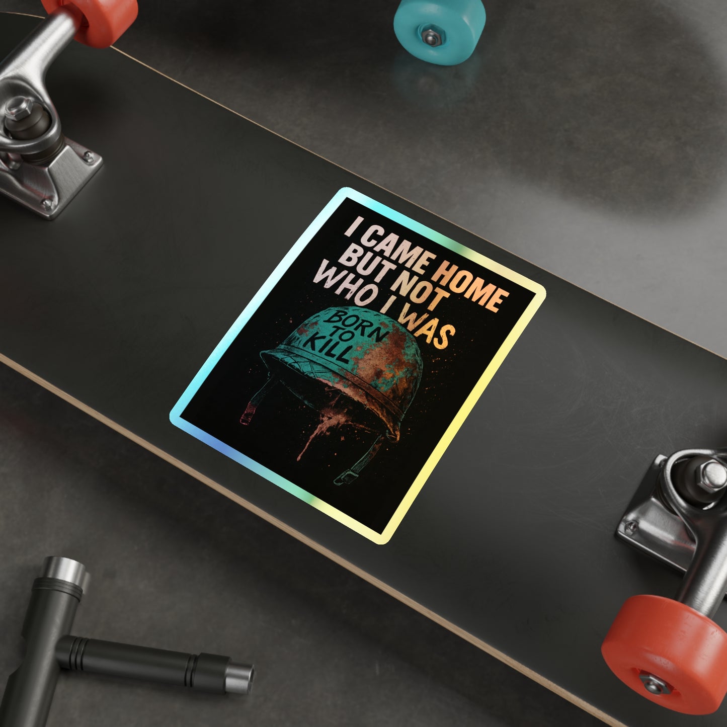 Born To Kill Holographic Die-Cut Stickers