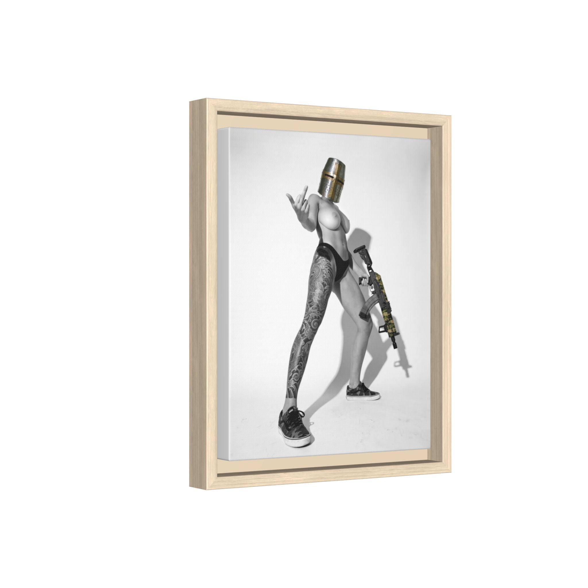Crusade Vol. 1 Multi-Color Framed Matte Canvas Art Print