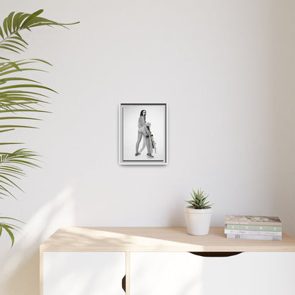 Ghost Face Vol. 1 Multi-Color Framed Matte Canvas Art Print
