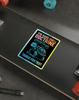 Hard Shell Doctrine Holographic Die-Cut Stickers