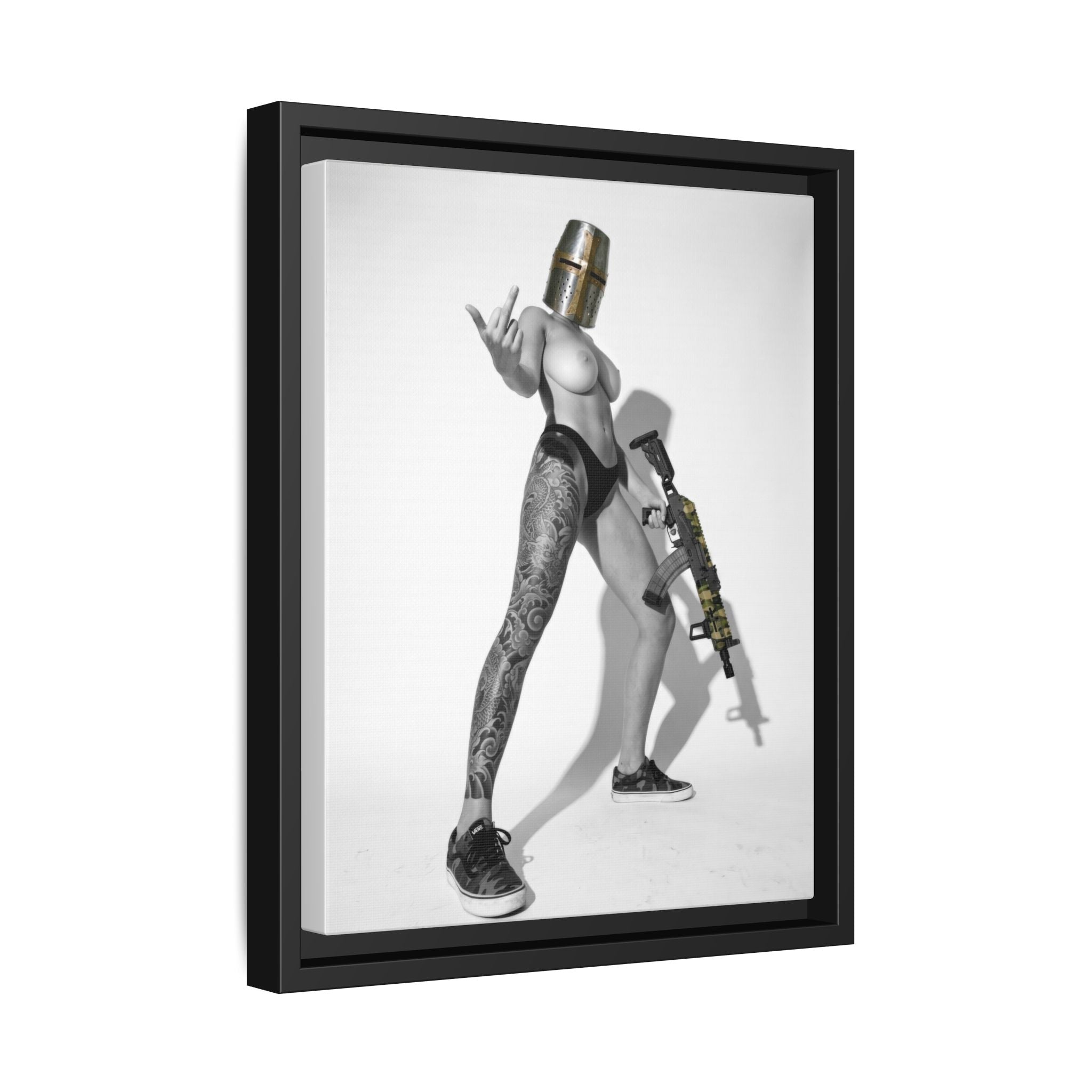 Crusade Vol. 1 Multi-Color Framed Matte Canvas Art Print