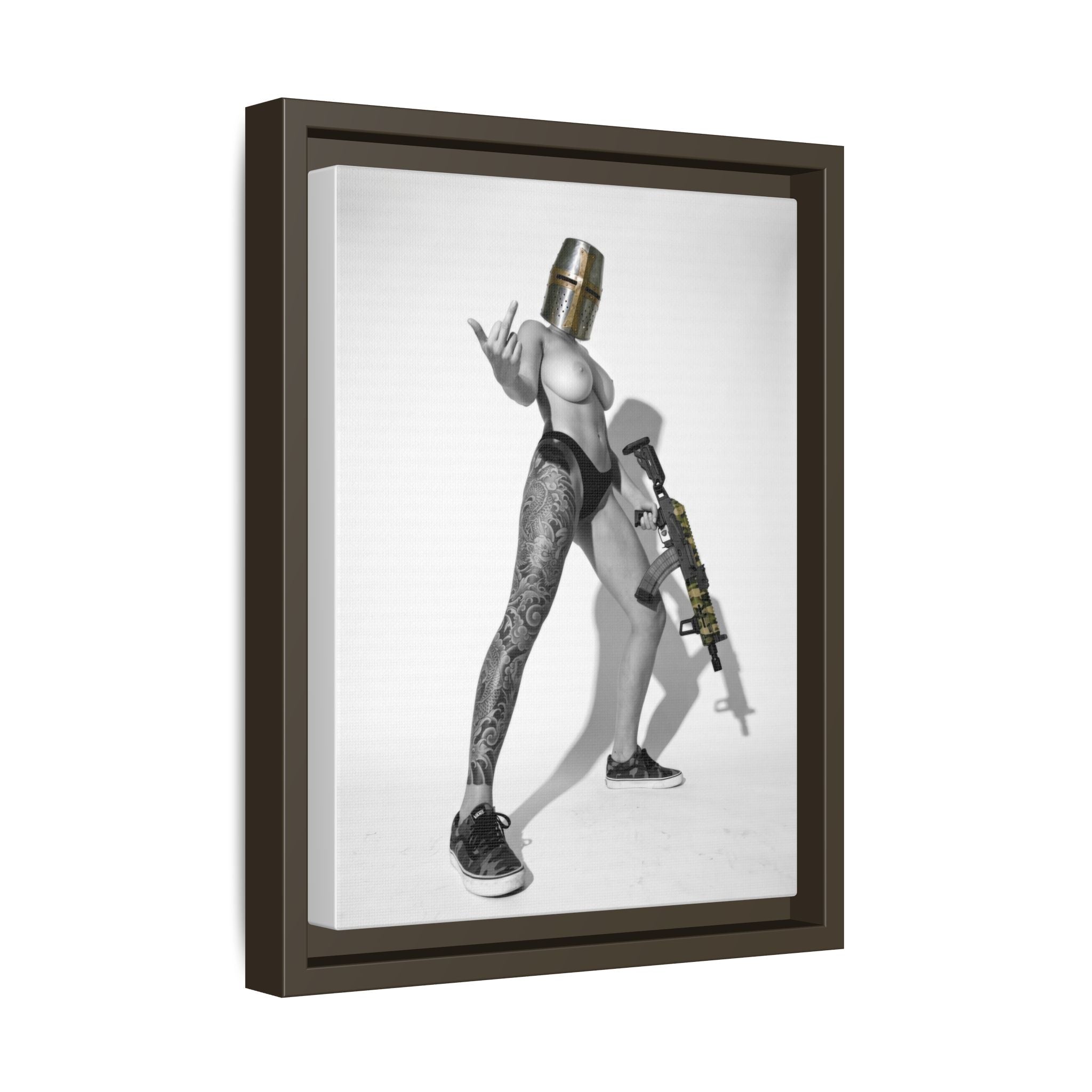 Crusade Vol. 1 Multi-Color Framed Matte Canvas Art Print