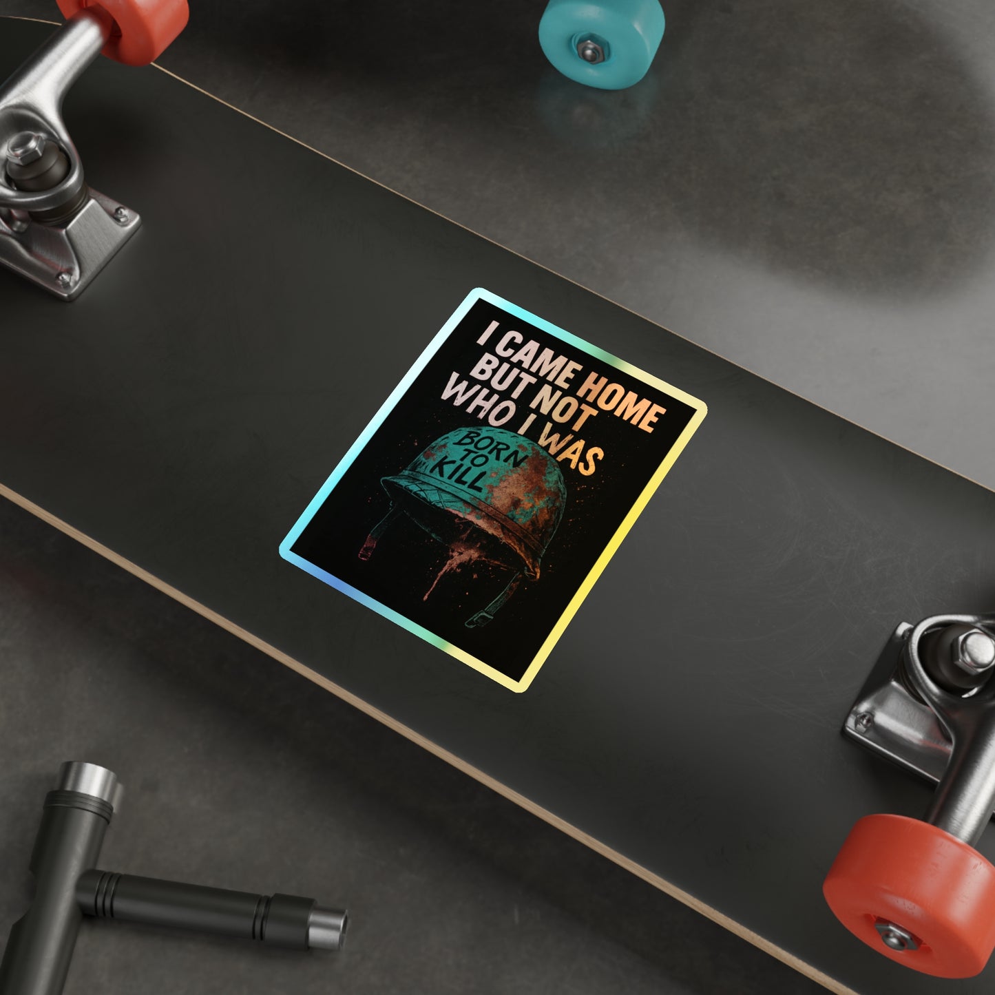 Born To Kill Holographic Die-Cut Stickers
