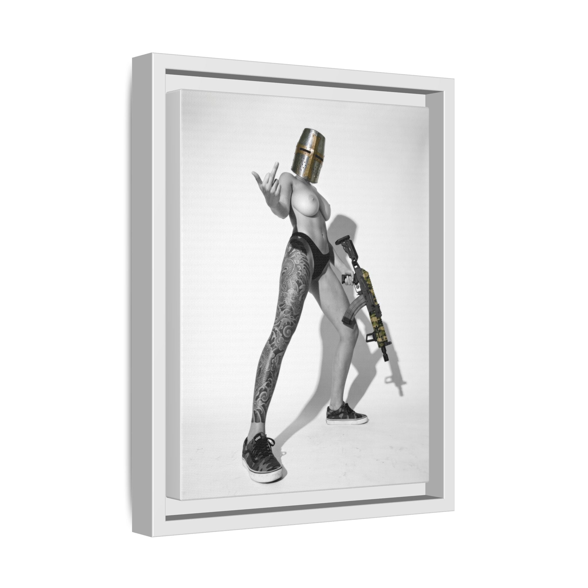 Crusade Vol. 1 Multi-Color Framed Matte Canvas Art Print