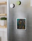 Metal Rain Die-Cut Magnet