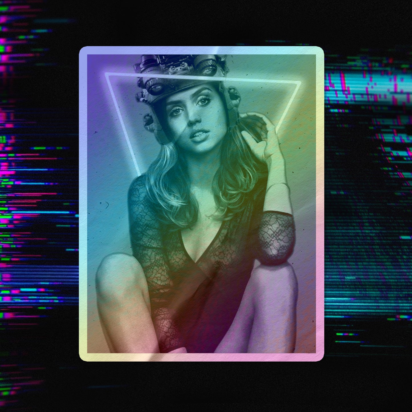 Ana De Armas Vol. 1 Holographic Die-Cut Stickers