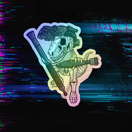 Stone Age Solutions Holographic Die-cut Stickers