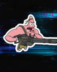 Warmonger Patrick Die-Cut Magnet