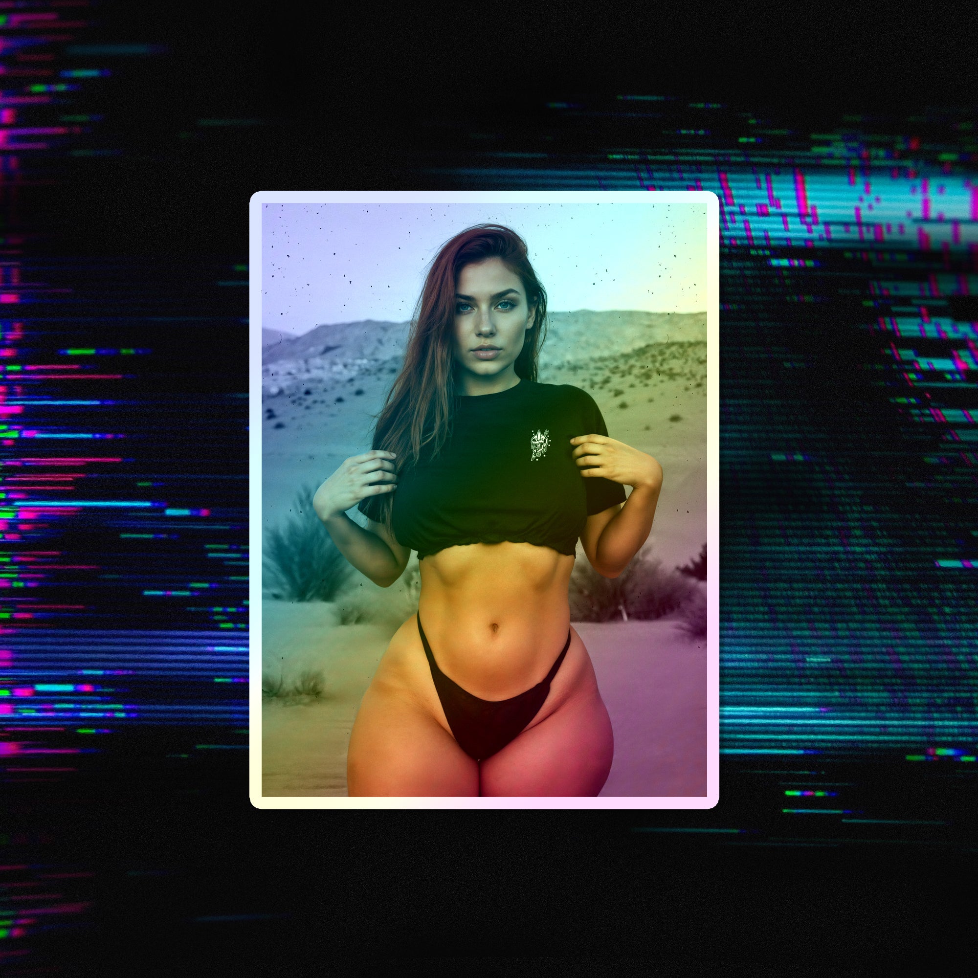 Desert Vol. 10 Holographic Die-Cut Sticker