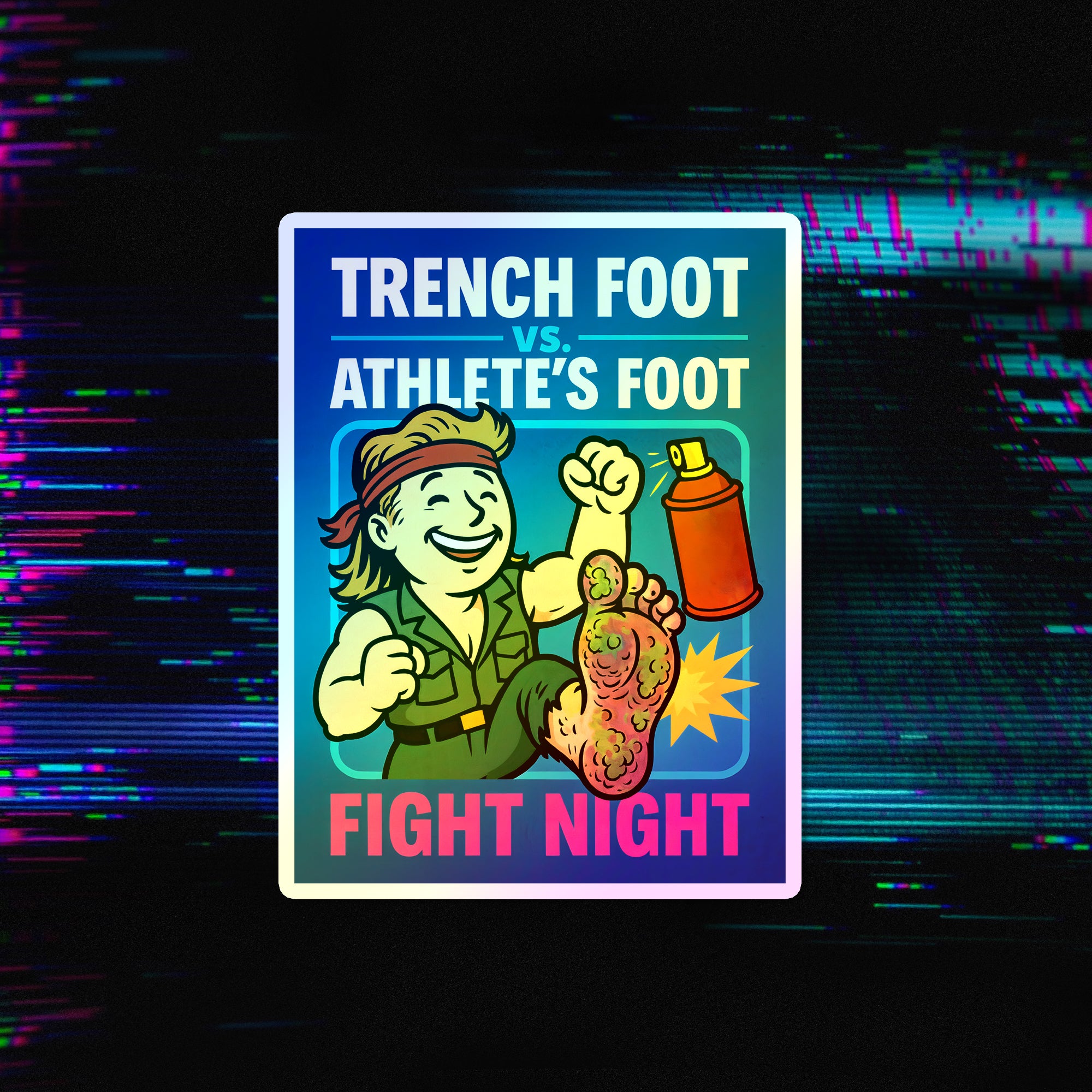 Trench Foot Vietnam Vol. 1 Holographic Die-Cut Stickers