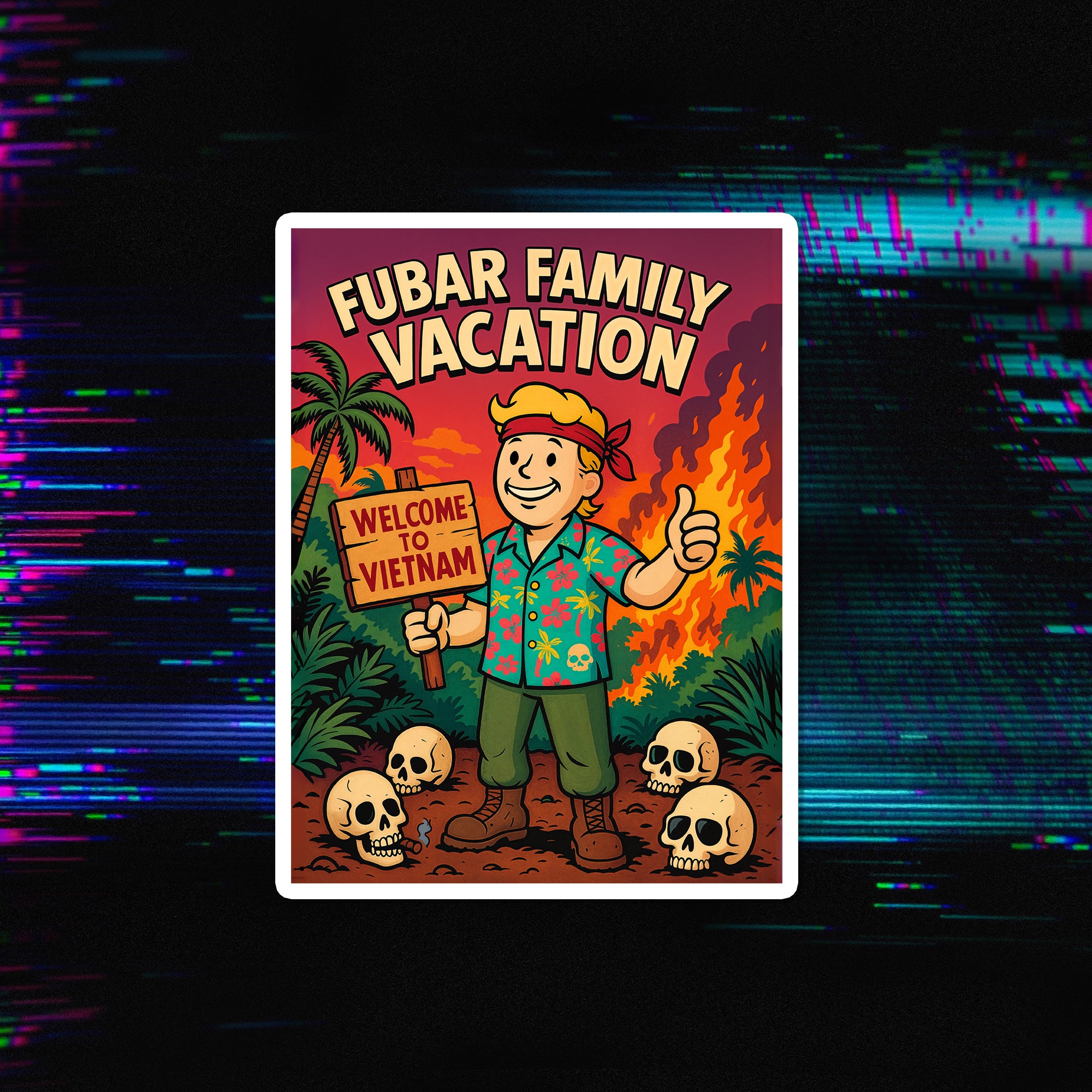 Fubar Vietnam Vol. 3 Die-Cut Stickers
