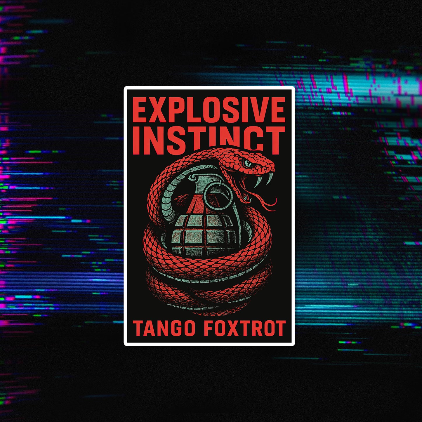 Explosive Instinct Die-Cut Stickers