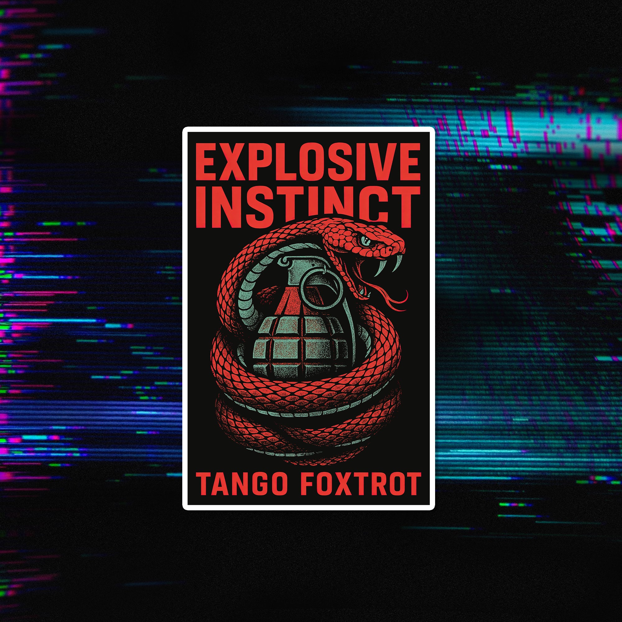 Explosive Instinct Die-Cut Stickers