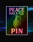 Peace Holographic Die-Cut Stickers