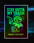 Trash Day Holographic Die-Cut Stickers