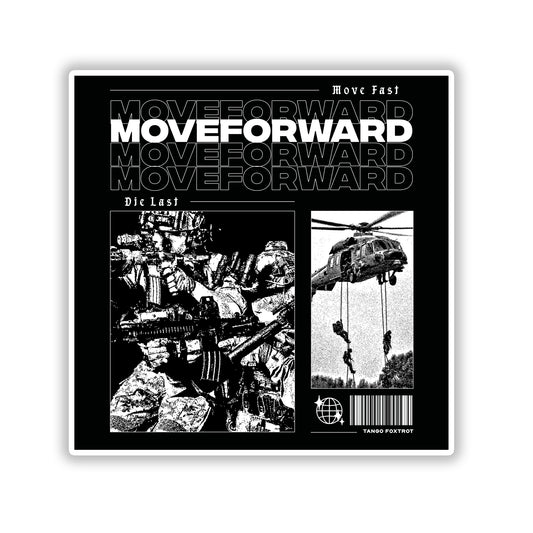 Move Forward Die-Cut Stickers