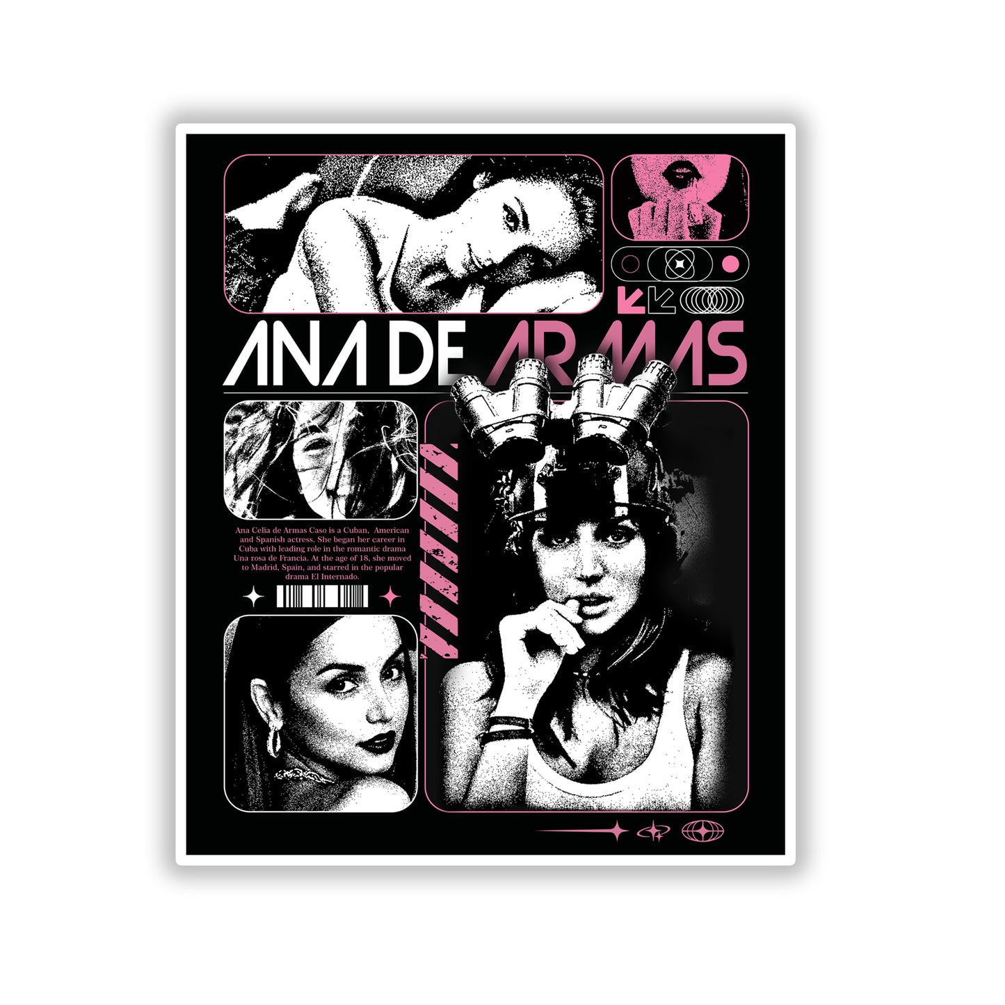 Ana De Armas Vol. 3 Die-Cut Stickers