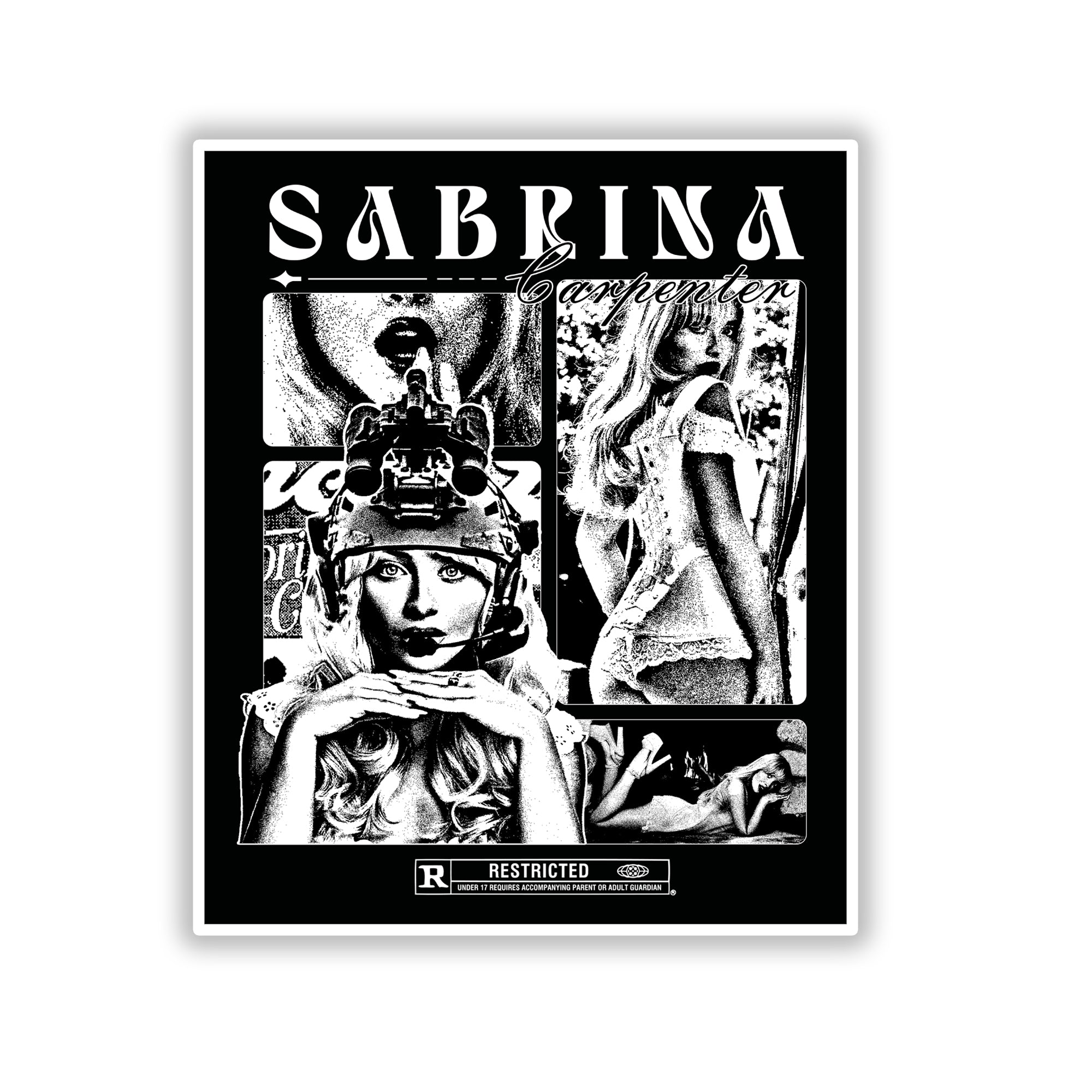 Sabrina Carpenter Die-Cut Stickers