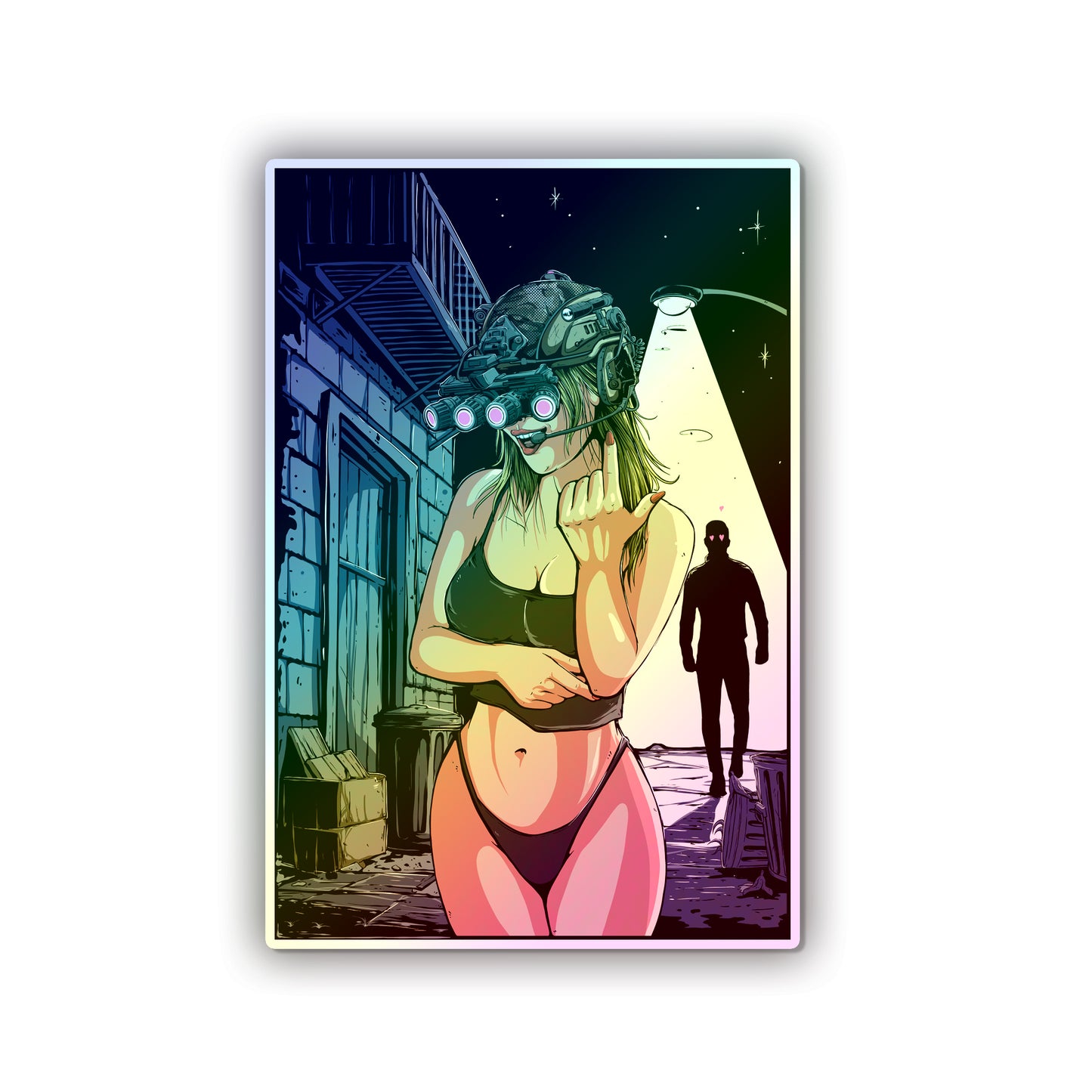 Heartbreaker Ops Holographic Die-Cut Stickers