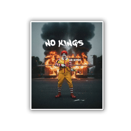 No Kings Die-Cut Stickers
