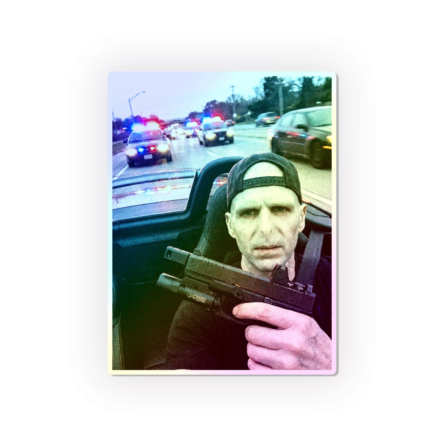 Problem Solver Holographic Die-Cut Stickers