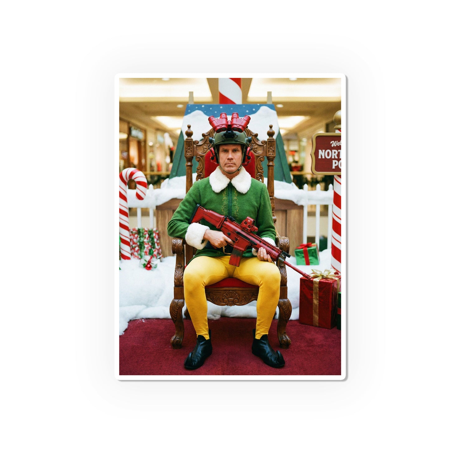 Buddy The Elf Die-Cut Stickers