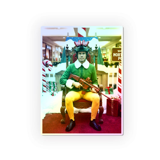 Buddy The Elf Holographic Die-Cut Stickers