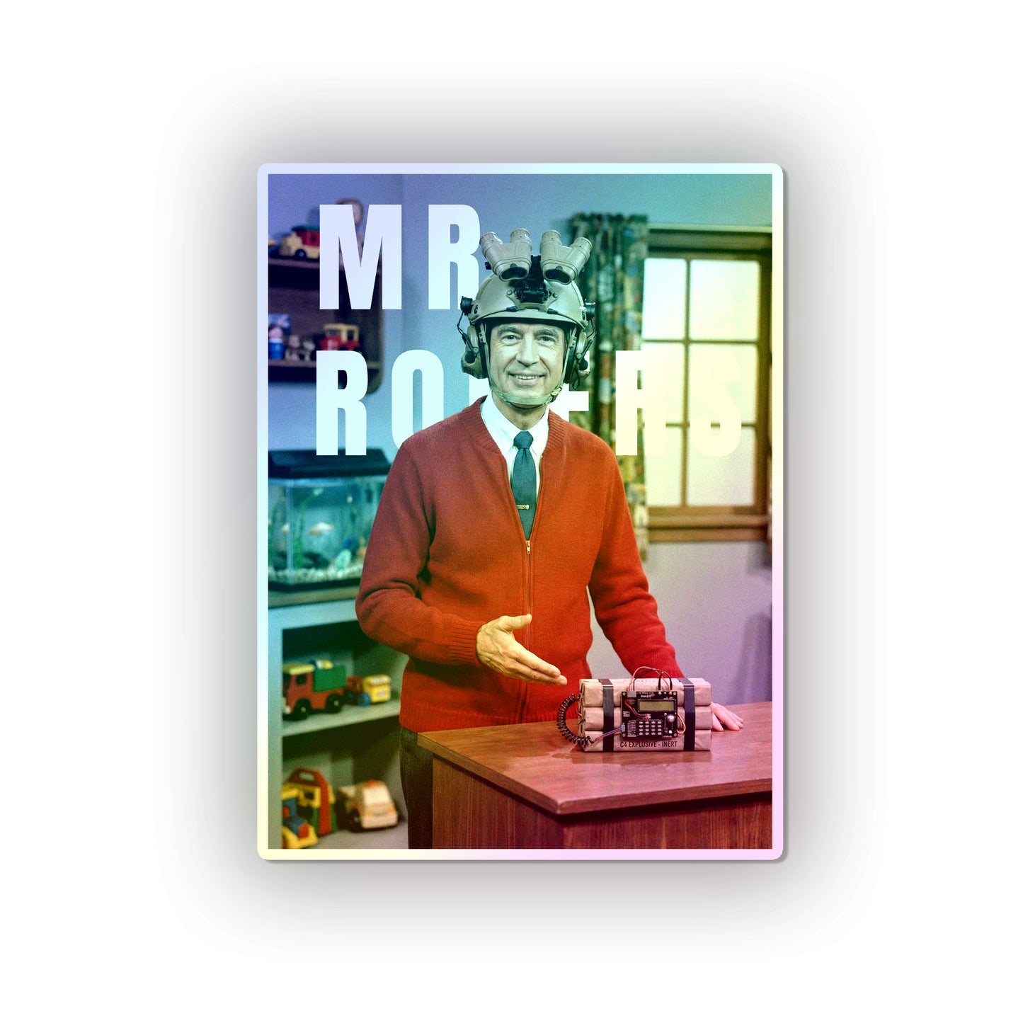 Beautiful Day Holographic Die-Cut Stickers