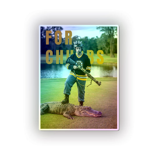 For Chubbs Holographic Die-Cut Stickers