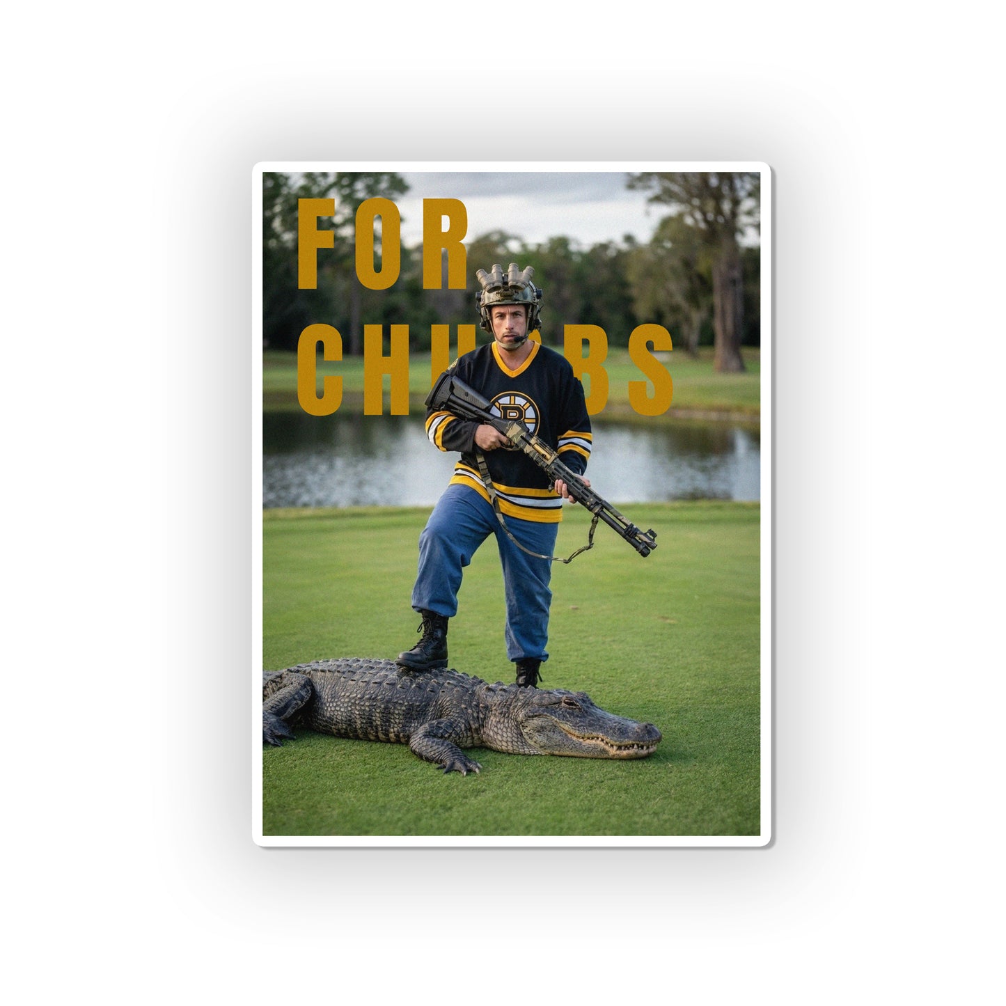 For Chubbs Die-Cut Stickers