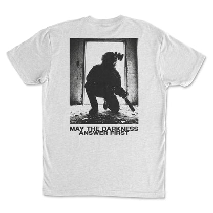 May The Darkness Answer First - Mission Ready Classic Tee