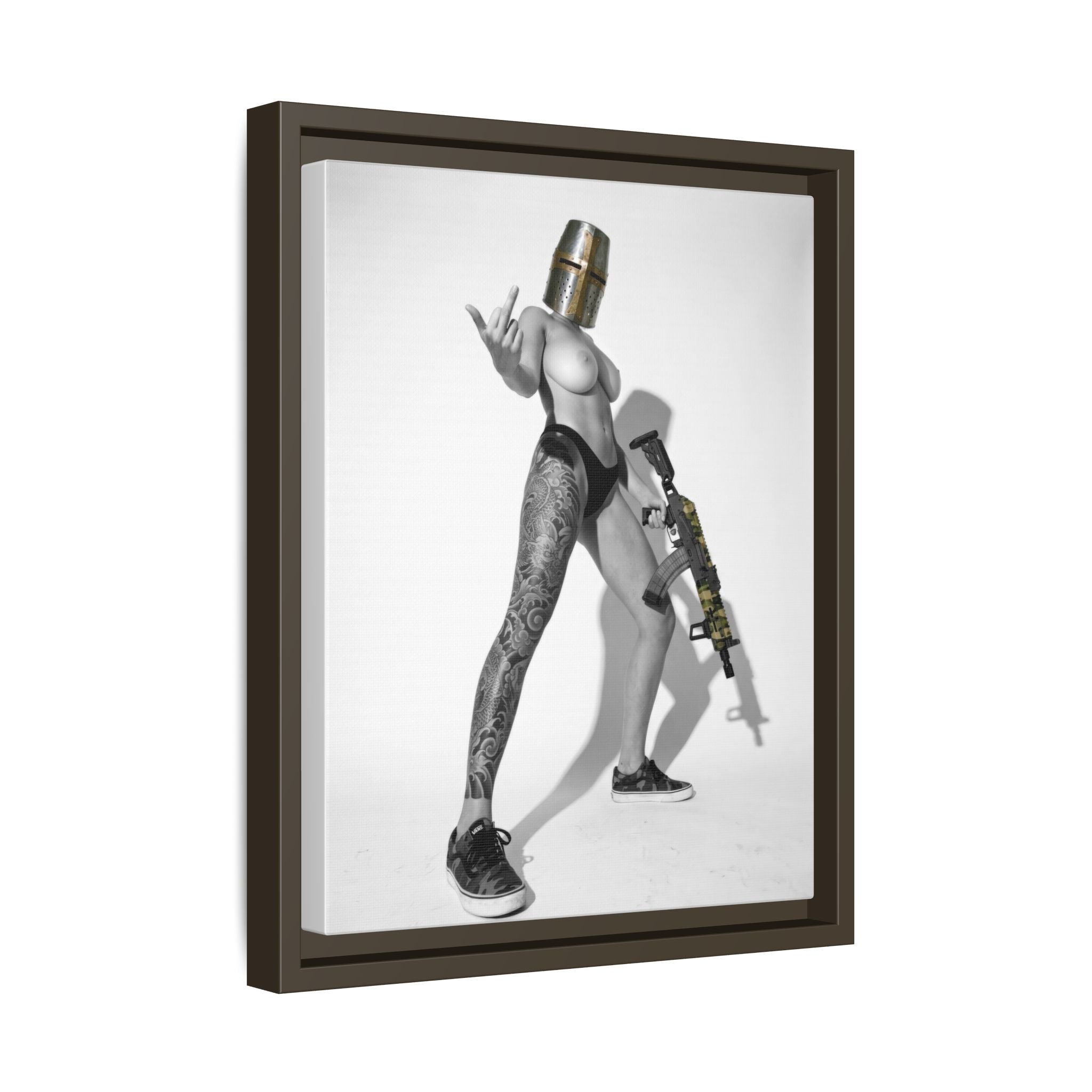 Crusade Vol. 1 Multi-Color Framed Matte Canvas Art Print