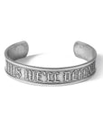 This We'll Defend - Stainless Steel Cuff Bracelet