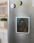 Metal Rain Die-Cut Magnet