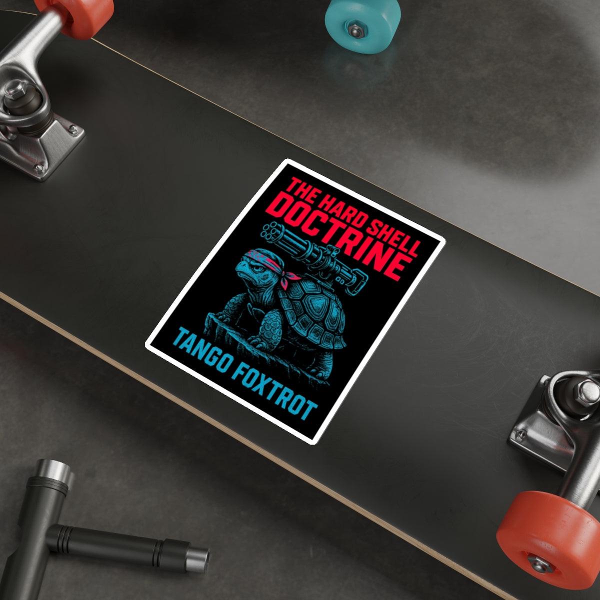 Hard Shell Doctrine Die-Cut Stickers