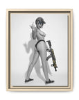 Shotty Vol. 1 Multi-Color Framed Matte Canvas Art Print