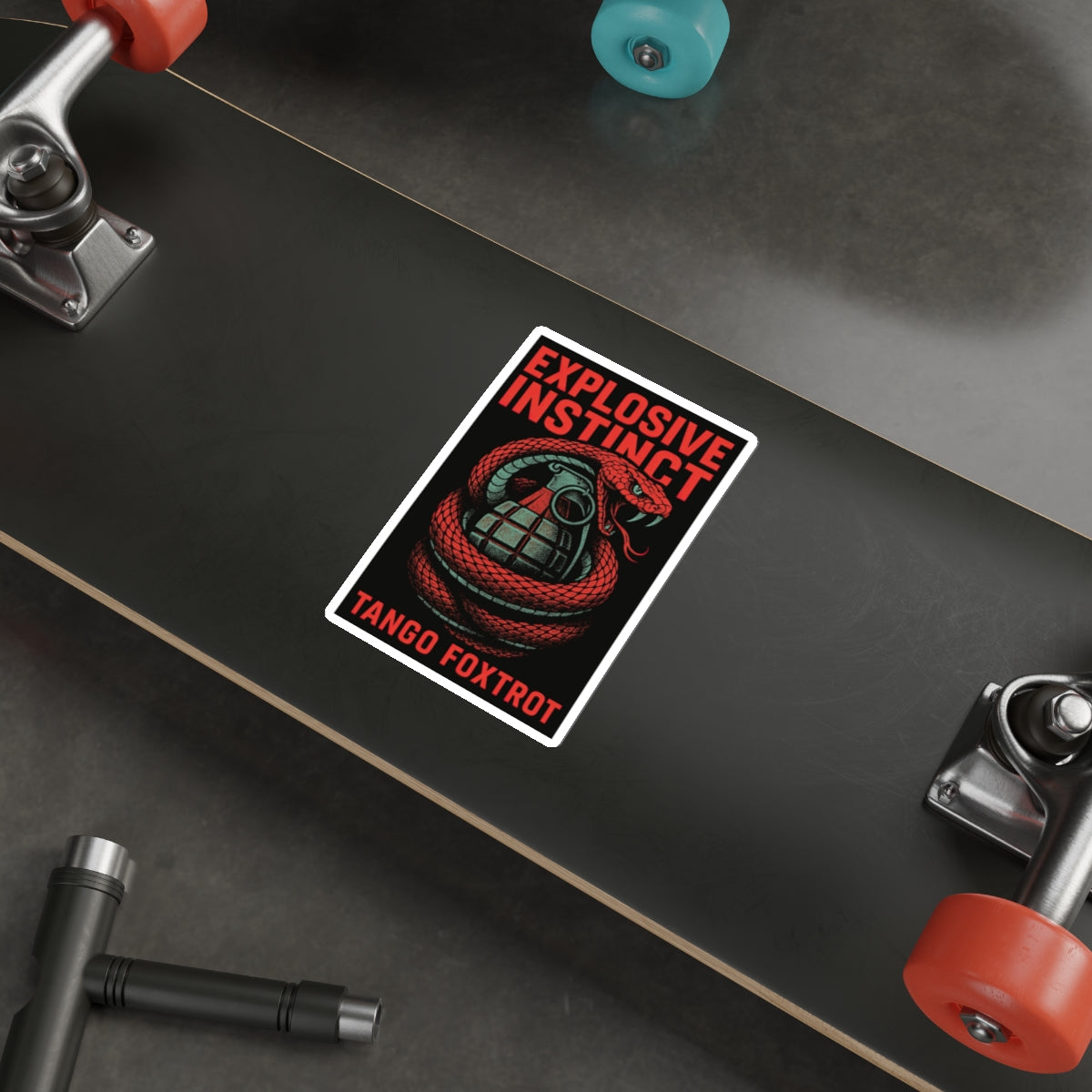 Explosive Instinct Die-Cut Stickers