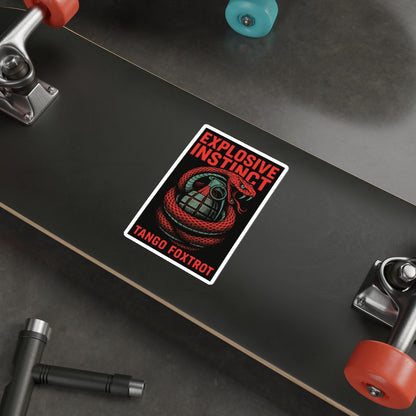 Explosive Instinct Die-Cut Stickers