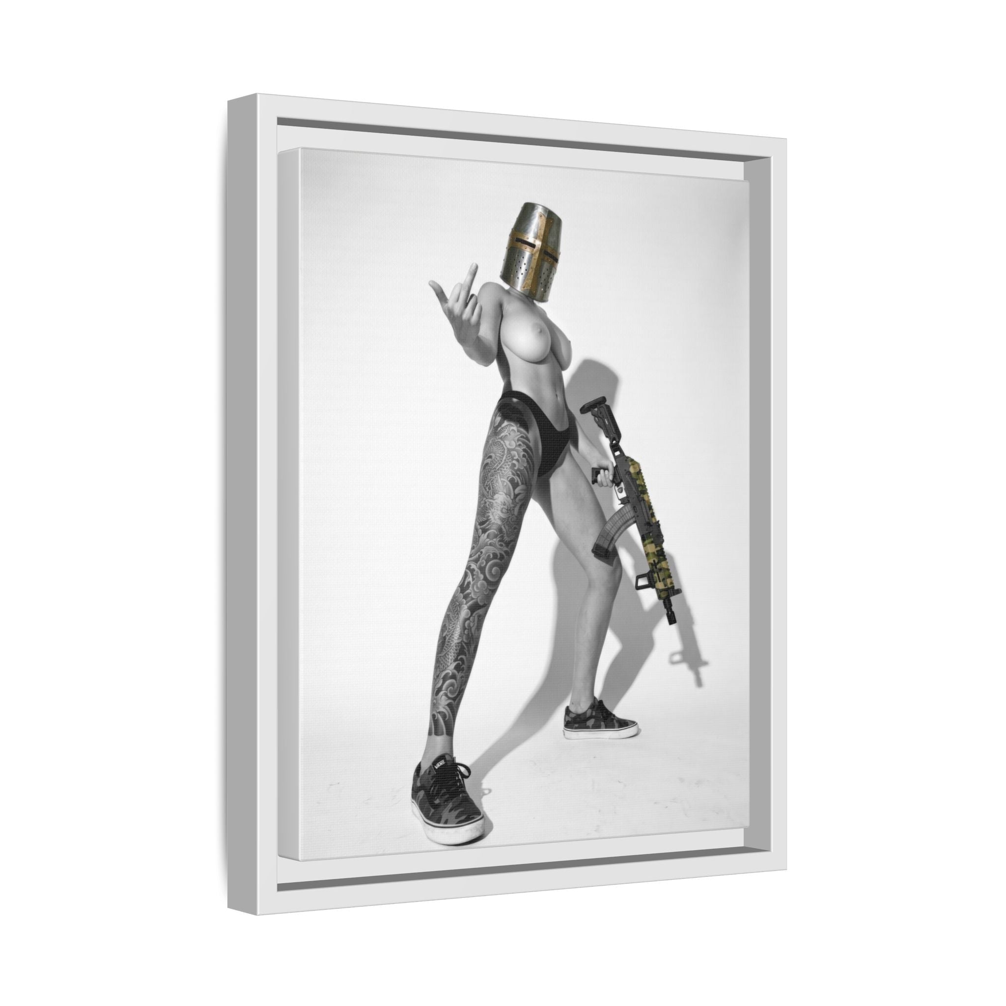 Crusade Vol. 1 Multi-Color Framed Matte Canvas Art Print