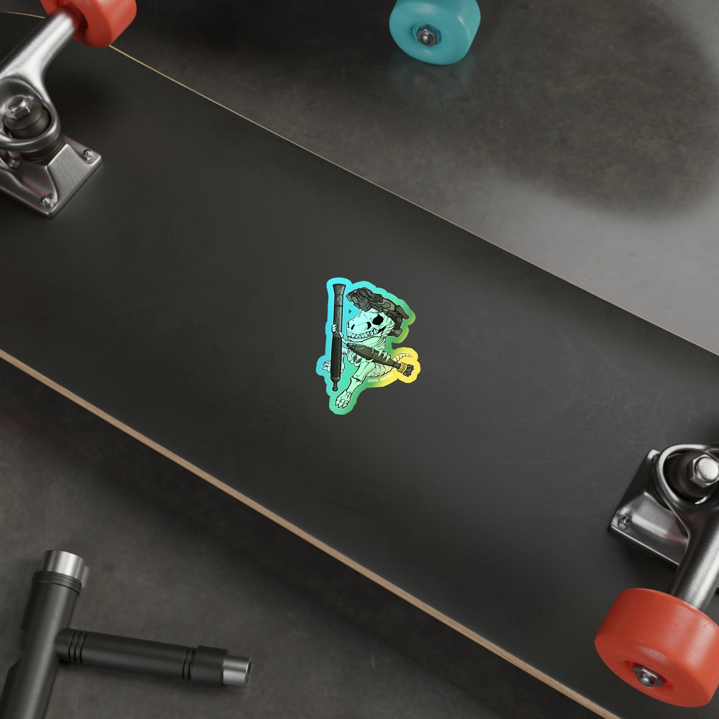 Stone Age Solutions Holographic Die-cut Stickers