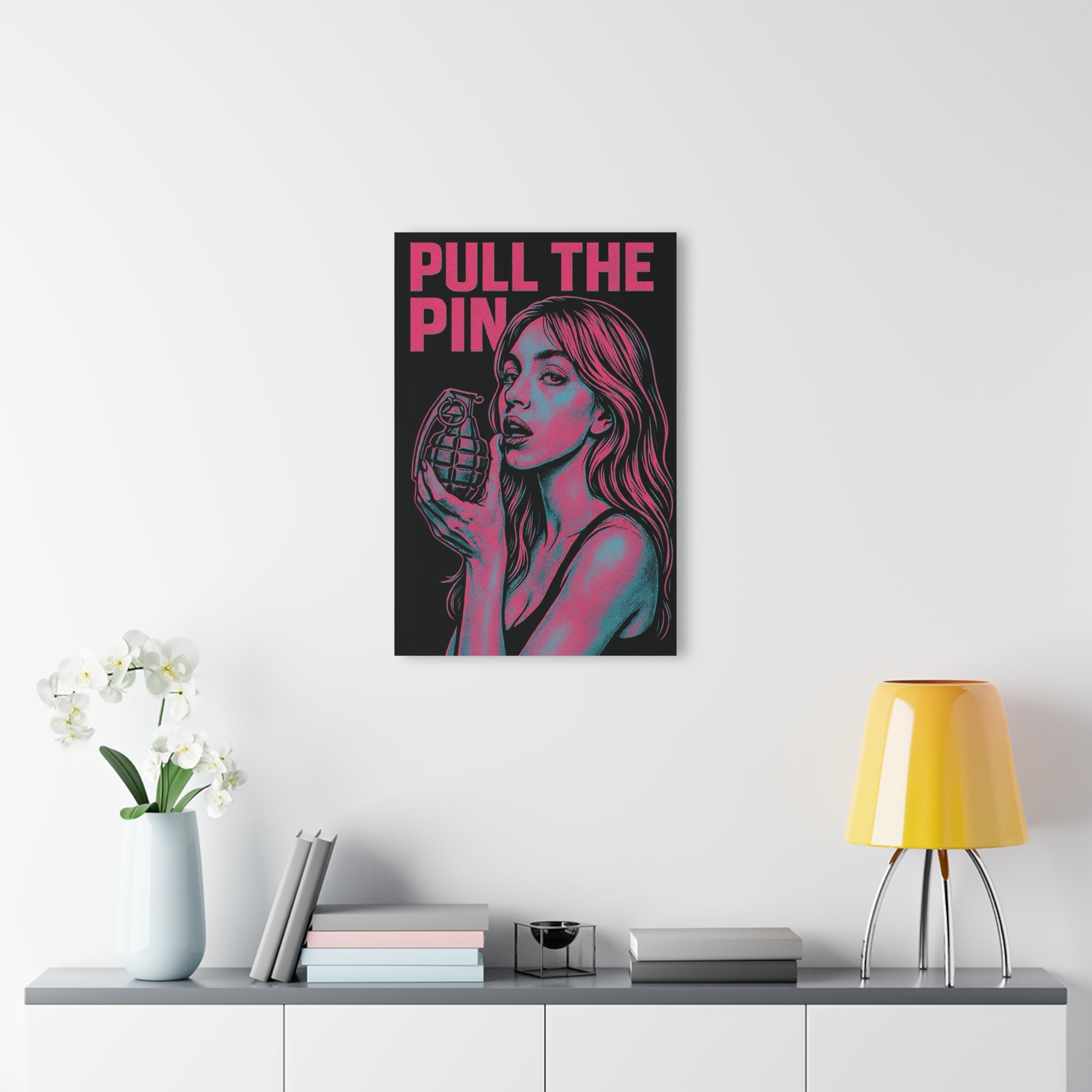 Pull The Pin Acrylic Print