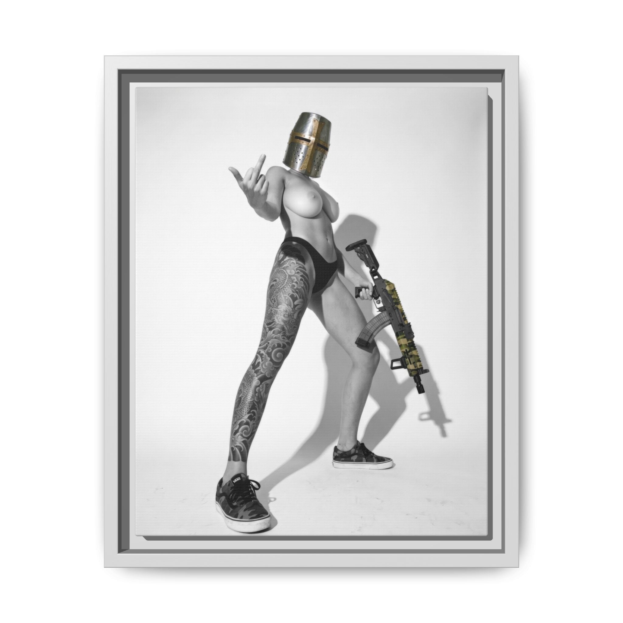 Crusade Vol. 1 Multi-Color Framed Matte Canvas Art Print