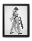 Shotty Vol. 1 Multi-Color Framed Matte Canvas Art Print