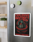 Explosive Instinct Die-Cut Magnet