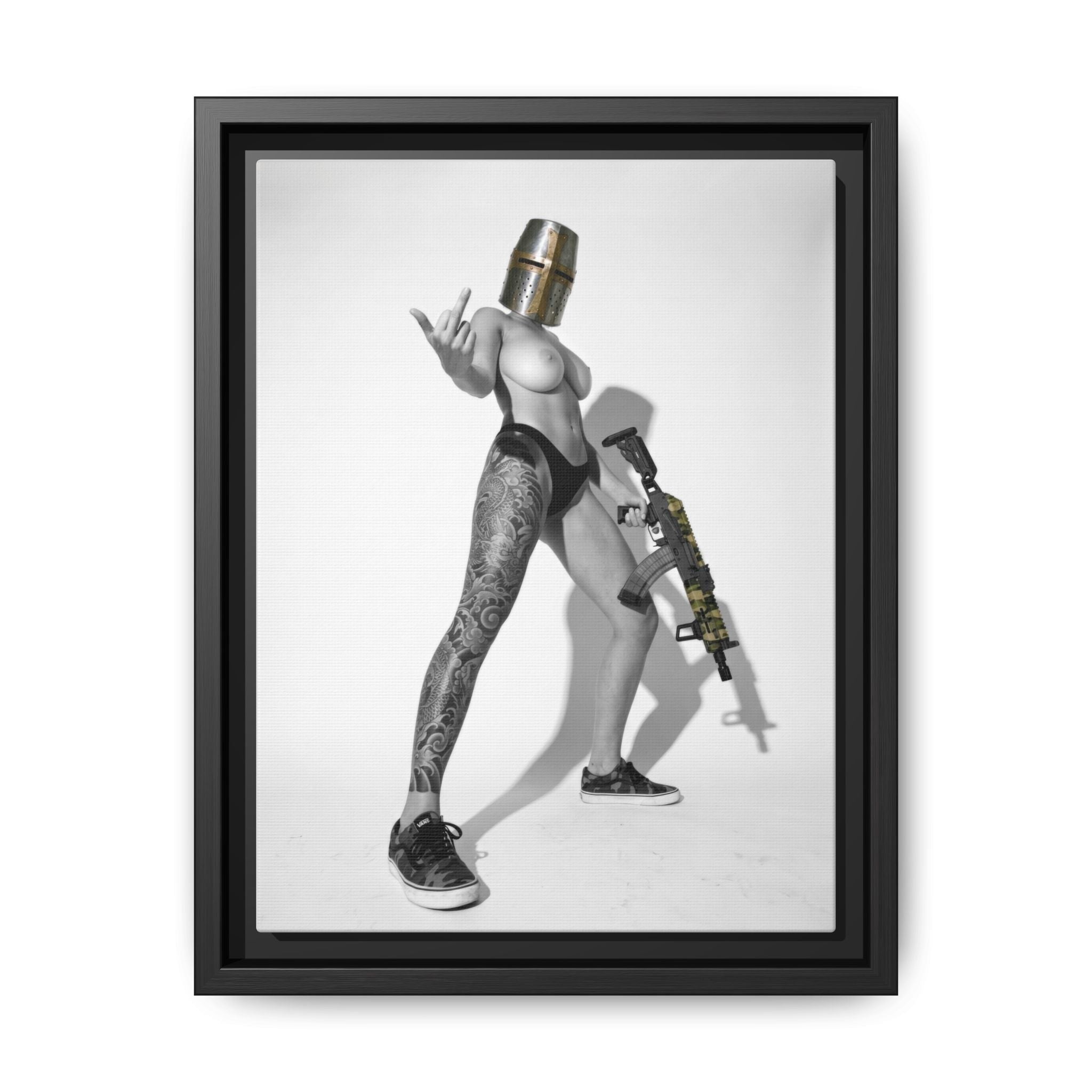 Crusade Vol. 1 Multi-Color Framed Matte Canvas Art Print
