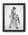 Shotty Vol. 1 Multi-Color Framed Matte Canvas Art Print