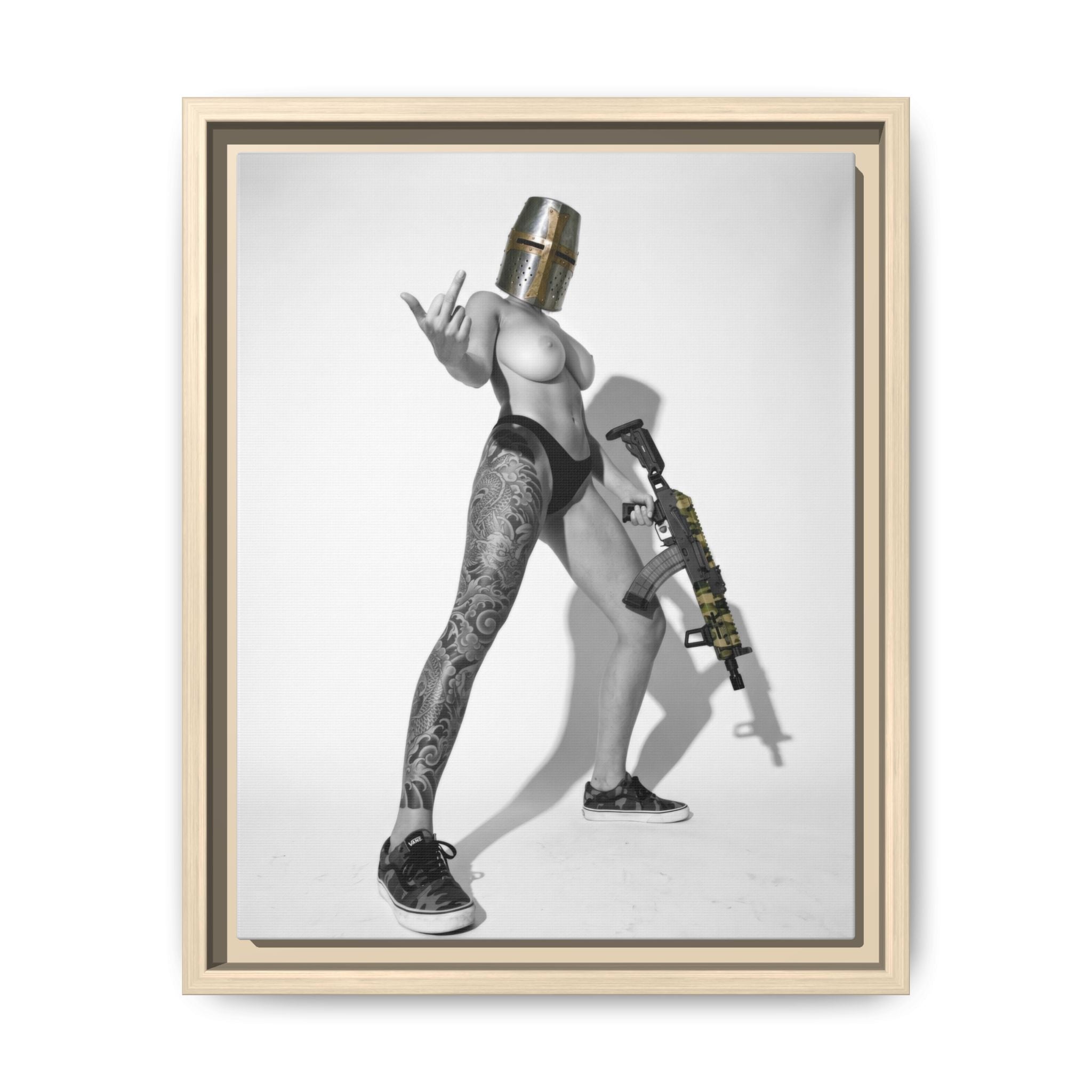 Crusade Vol. 1 Multi-Color Framed Matte Canvas Art Print