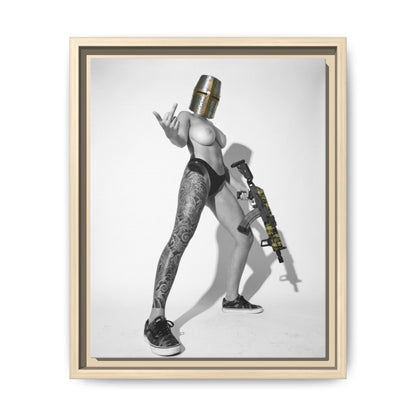 Crusade Vol. 1 Multi-Color Framed Matte Canvas Art Print
