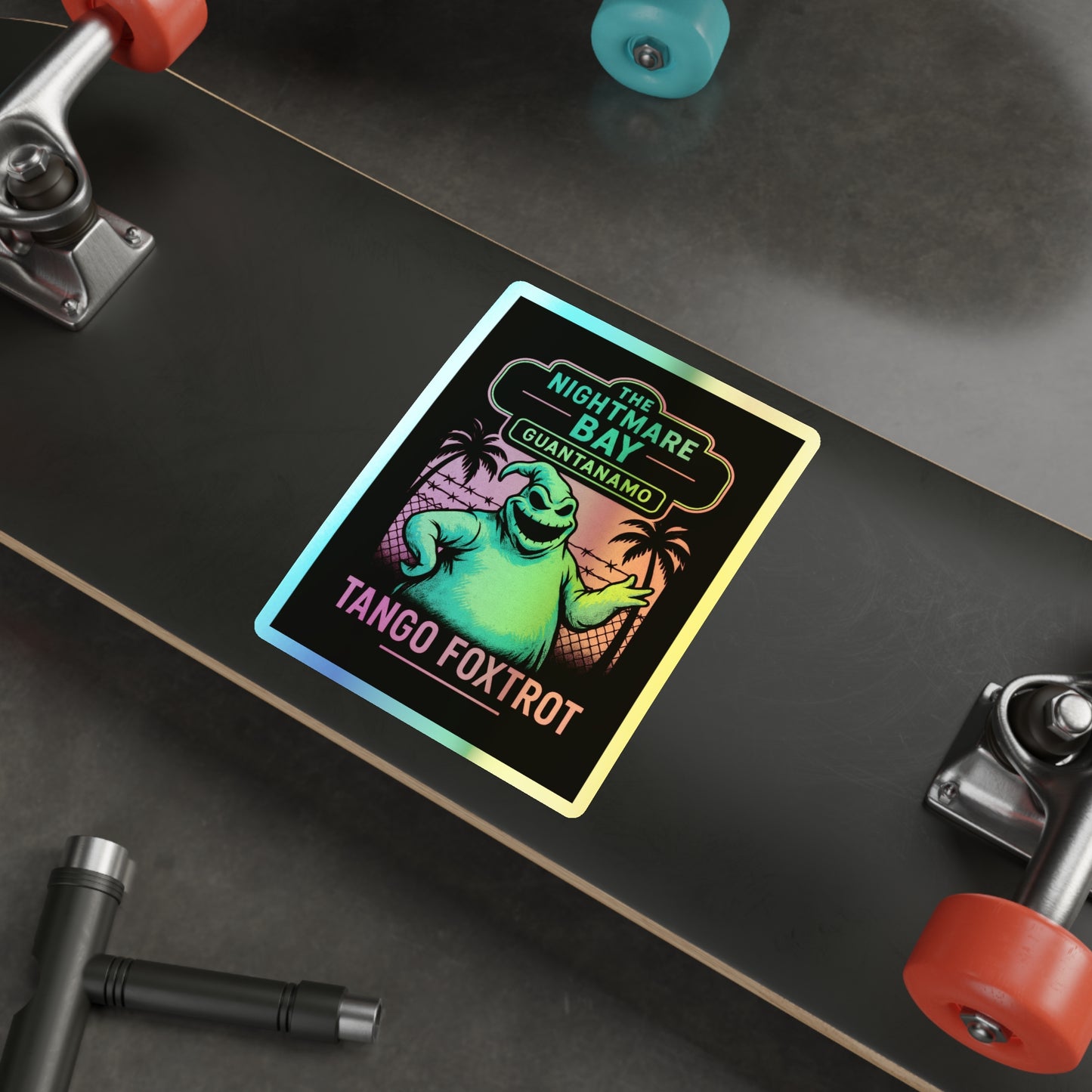 Nightmare Bay Holographic Die-Cut Stickers